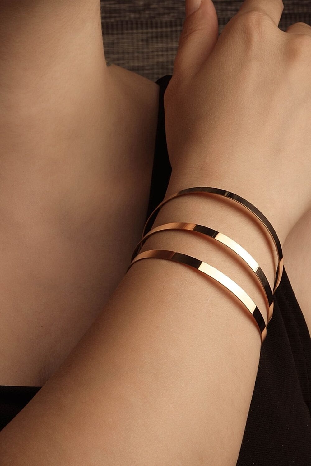 22K 10 Gr Kibrit Çöpü Bilezik 58 Beden